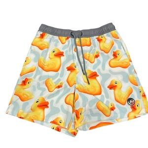 Neff rubber duck swim trunks size large